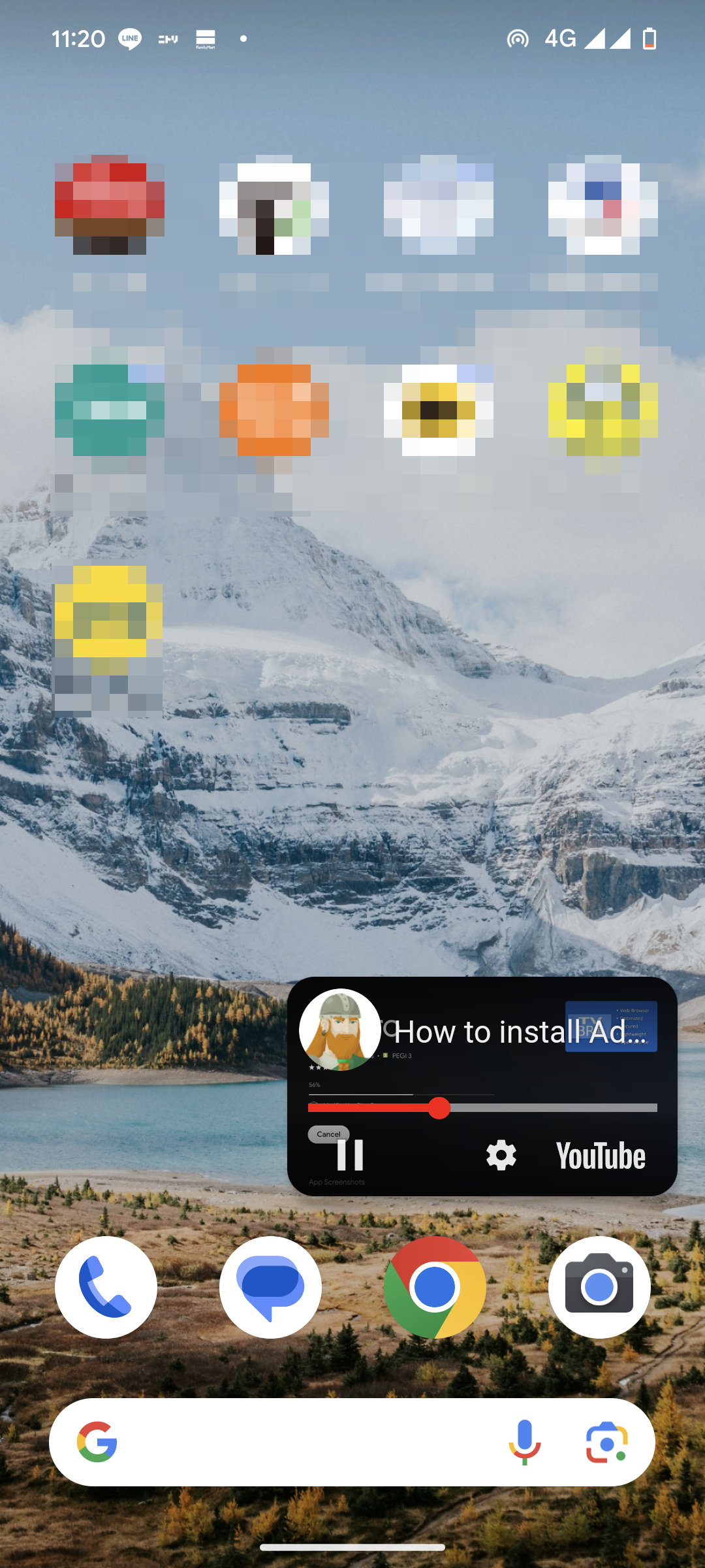 Picture-in-picture mode