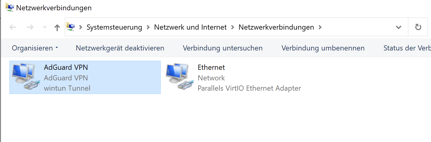 WinTun-Schnittstelle